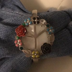 Lucky brand floral theme watch